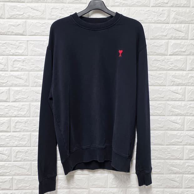 택포// 아미 스웻셔츠 네이비 맨투맨