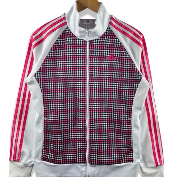 아디다스 핑크 체크 나그랑 져지1945