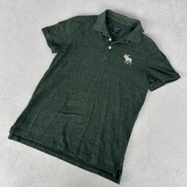 아베크롬비 녹색 반팔티 