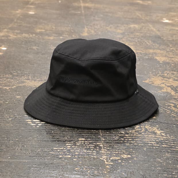 디스이즈네버댓 블랙 버킷햇 모자
