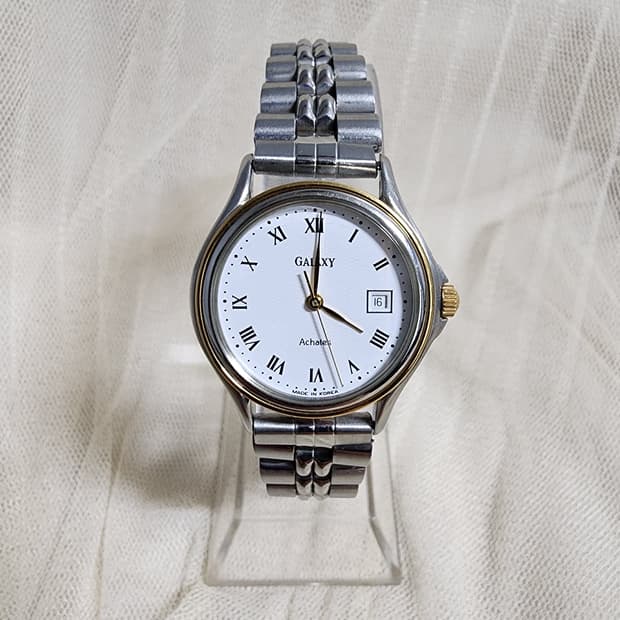 빈티지 갤럭시 Achates 쿼츠 여성콤비 시계