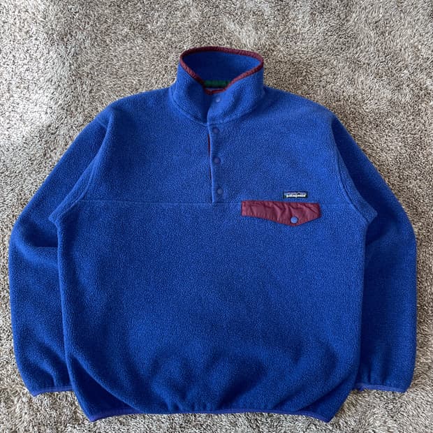 90s Patagonia synchilla 빈티지 신칠라 네이비