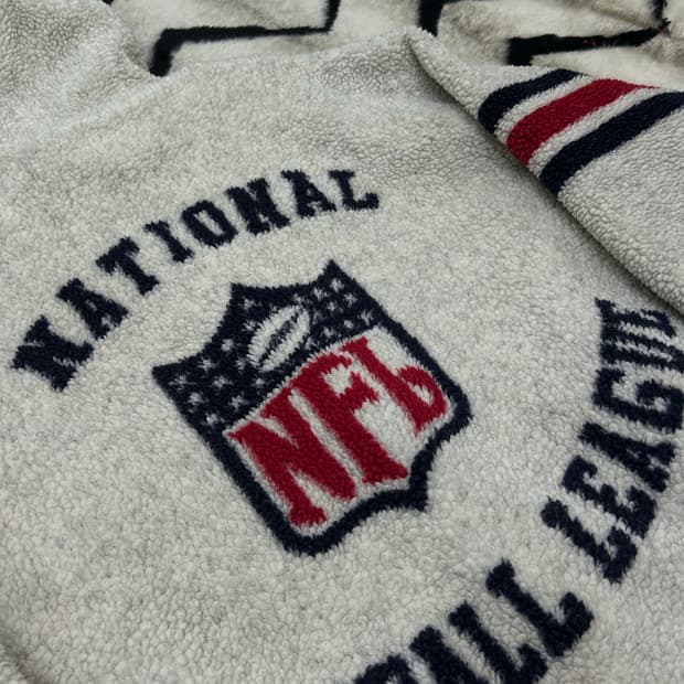 [실측XL]NFL 샌프란시스코 헤비 플리스 후드자켓/아이보리