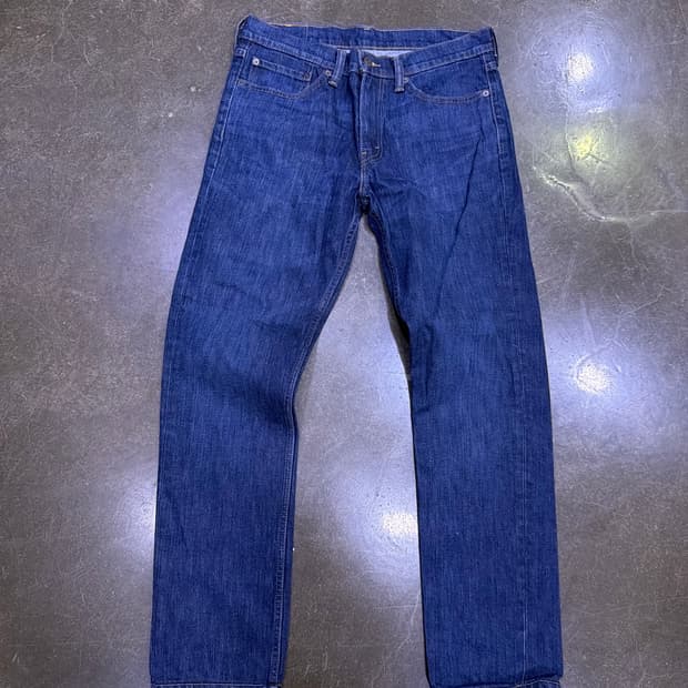 리바이스 511 슬림 스트레이트 딥인디고 데님팬츠 34