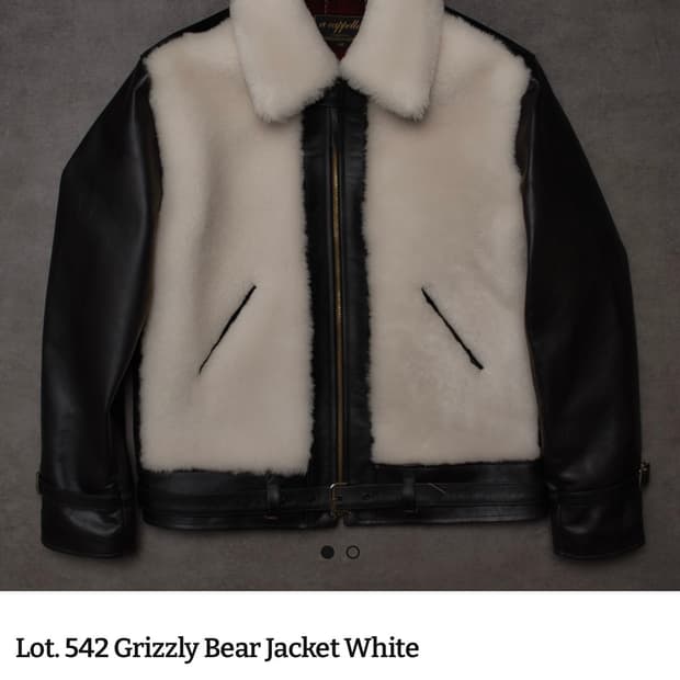 아카펠라클로딩 Grizzly Bear Jacket White