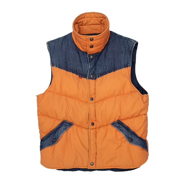 00's 리바이스 레드 데님 다운 베스트