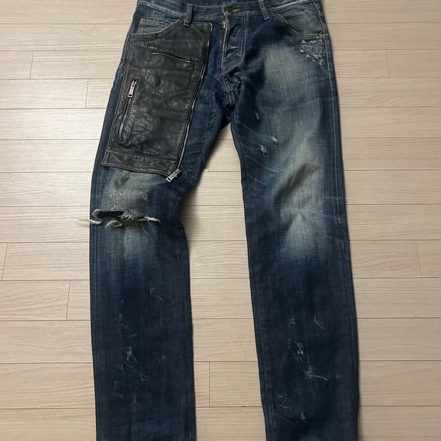 Dsquared2 12fw 레더 패치 디스 진