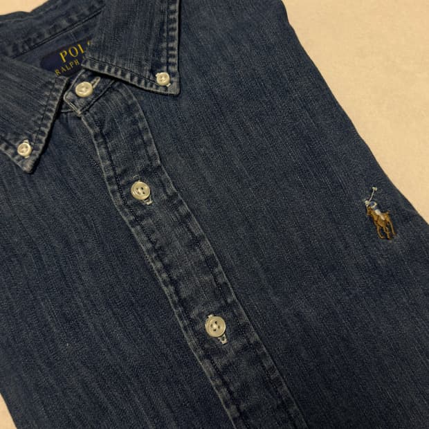 폴로랄프로렌 데님셔츠 데님남방 M
