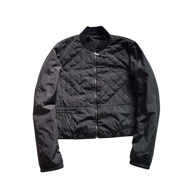 2000's Metal LogoCrop Jacket