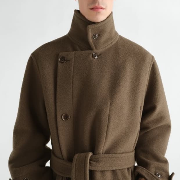 르메르 26FW 랩코트 Thyme 신상 컬러