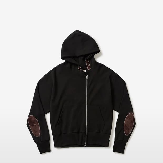 karactor Writer hooded zip-up / Black