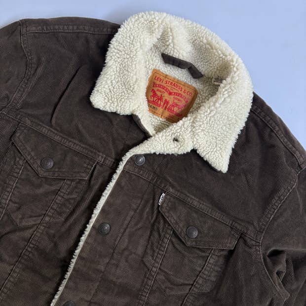 리바이스 코듀로이 셰르파 자켓