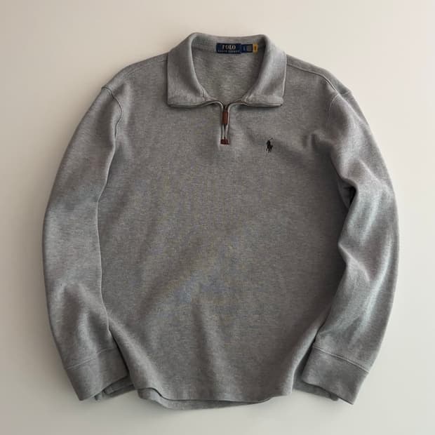 폴로 랄프로렌 그레이 하프집업 L