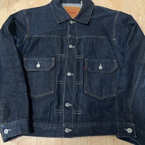 LVC 리바이스 2세대 데님자켓 type-2 리지드 40