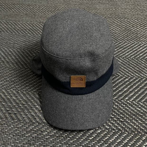 노스페이스 울 혼방 모직 이어플랩 볼캡o 4781