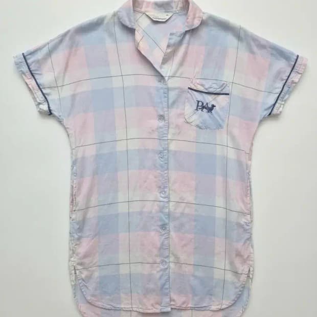 Peter Alexander 체크 잠옷 원피스 XS