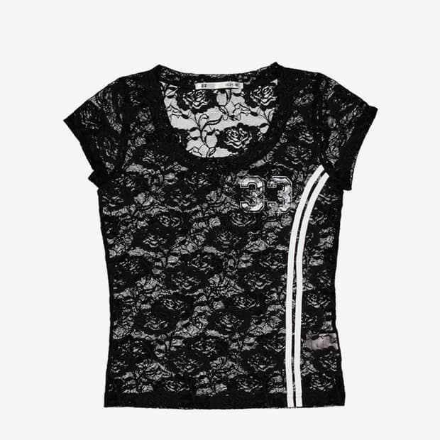 셋업이엑스 33 LACE TOP