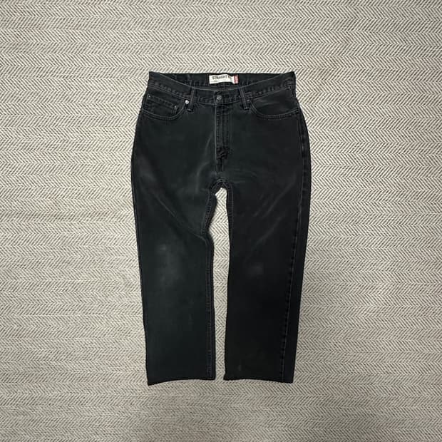LEVI'S 505 mexico made black jeans