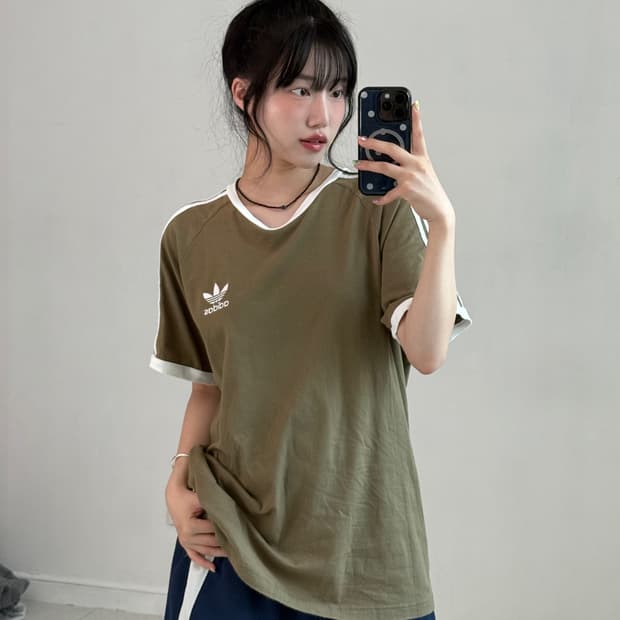 아디다스 카키 링거티
