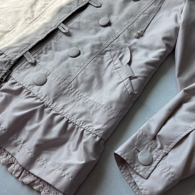 레스트 로즈) 더스티 로즈핑크 레이스 아우터