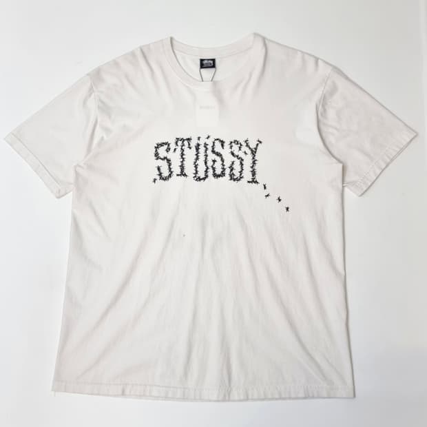 Stussy 스투시 앤츠 피그먼트 다이드 티셔츠 내츄럴