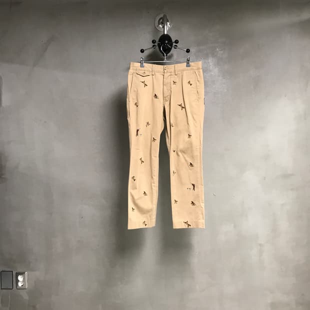 폴로 랄프로렌 멀티 자수 치노 팬츠 베이지 32/32