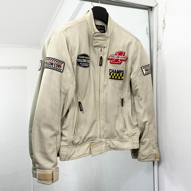 옐로우콘 메쉬 레이싱 자켓