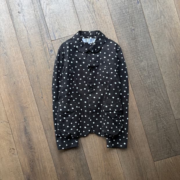 Dot Round Collar Jacket