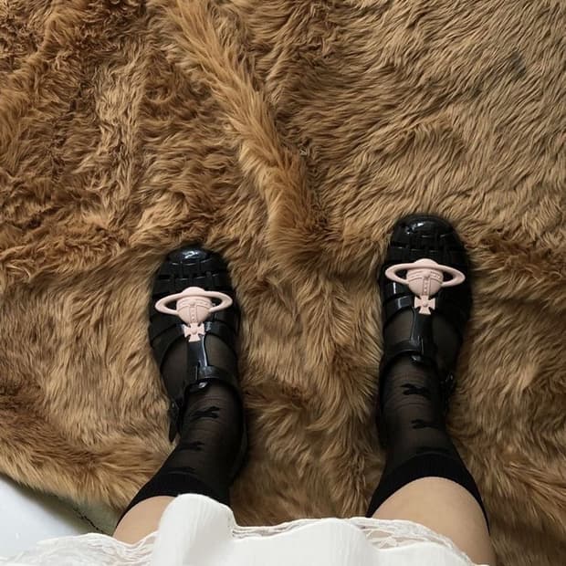 비비안웨스트우드 멜리사 orb로고 샌들