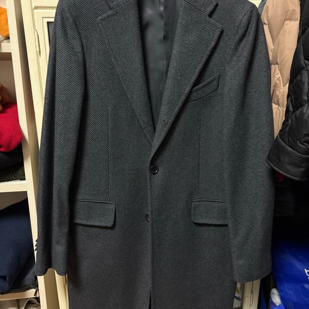 맨온더분 그레이 싱글코트 48사이즈(100)