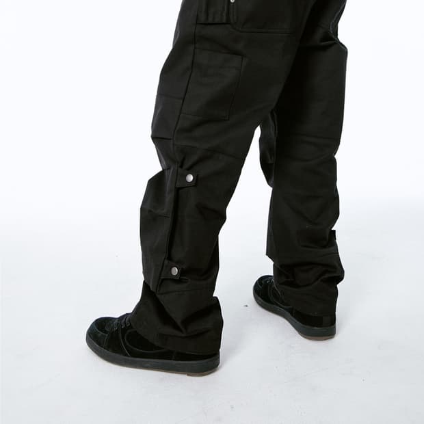 ETCE/ SIDE SNAP BACK LOGO PANTS