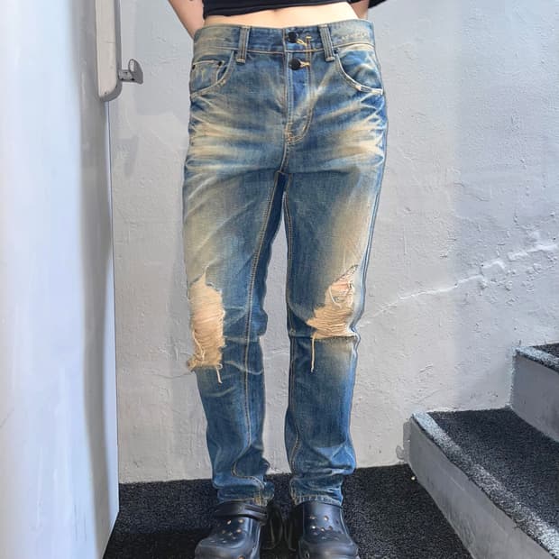 Raf Simons 빈티지 워싱 진