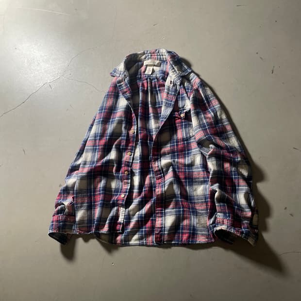 american vintage Plaid Flannel Shirt