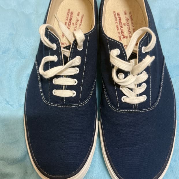 와쿠와 덱슈즈 네이비 270 새상품