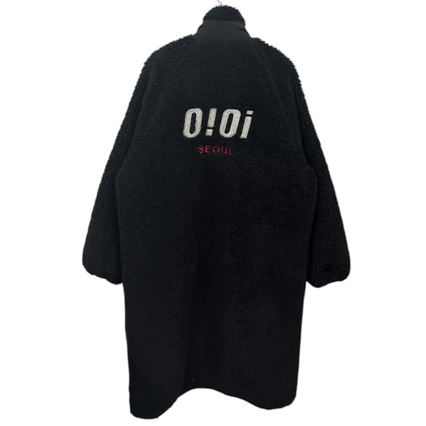 Oioi 양털후리스 롱코트