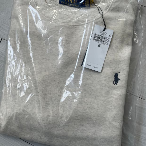 폴로 맨투맨 아이보리 L