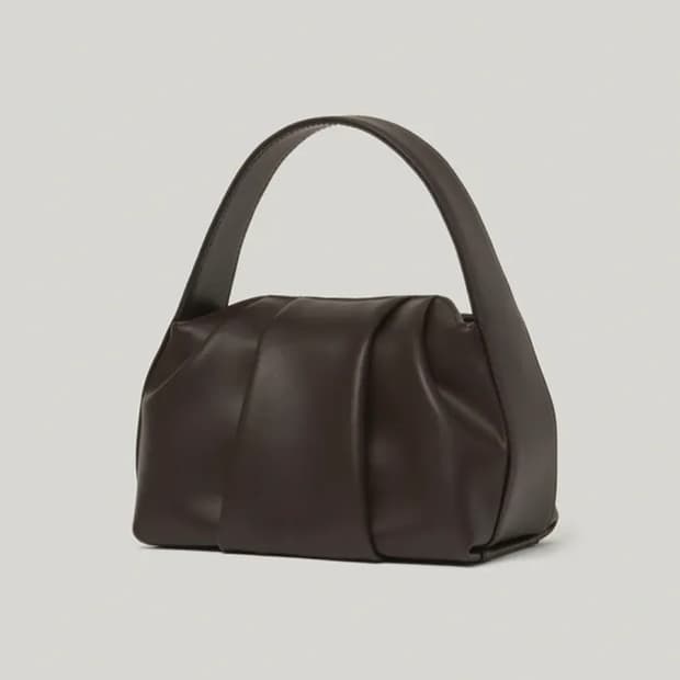 아뜰리에드루멘 오르간 브라운 팡틴백 레더 셔링 토트백 크로스백 가방