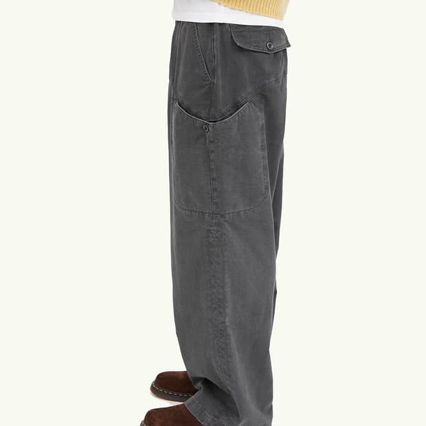 인템포무드 범프 워시드 카고팬츠 M