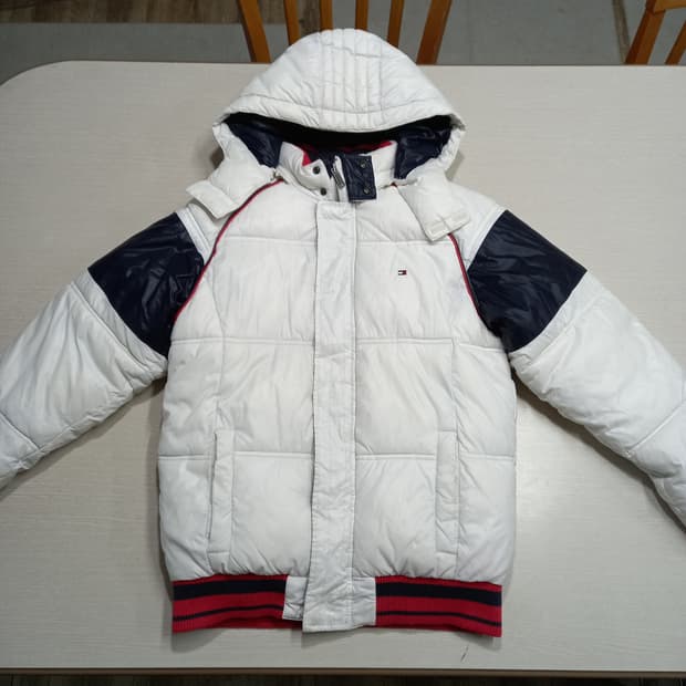 S80 Tommy&Hilfiger 숏패딩 화이트 S-203