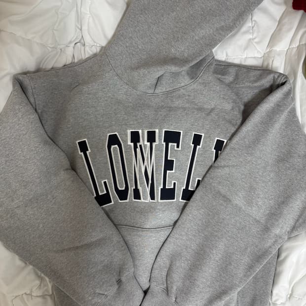 [M] 노앙 LONELY 회색 후드