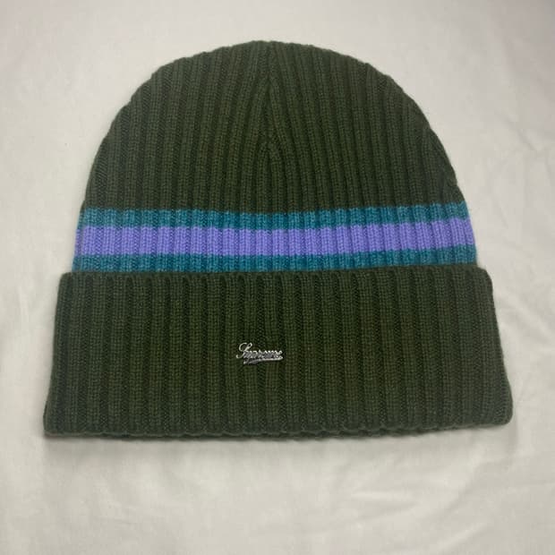 슈프림 스트라이프 캐시미어 비니