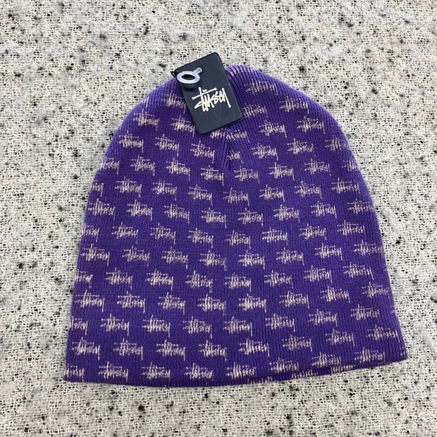 N40 old stussy 올드 스투시 멀티 로고 비니