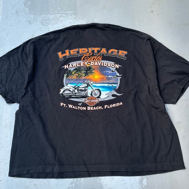 [할리데이비슨] •00s Vintage Motorcycle Tee