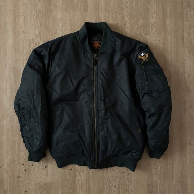 CAPTAIN WEVIC 봄버 플라이트 MA-1 항공점퍼 XXL/110