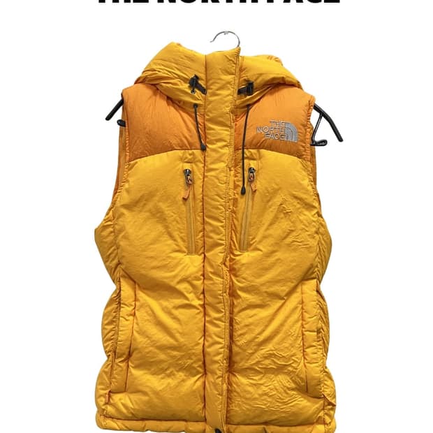 (S) 노스페이스 여성 프리즘 다운 자켓 리폼 패딩조끼 옐로우