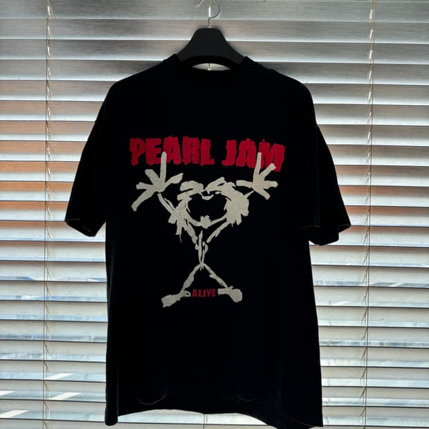 [XXL] 90s 펄잼 Alive Stick Man 밴드티 