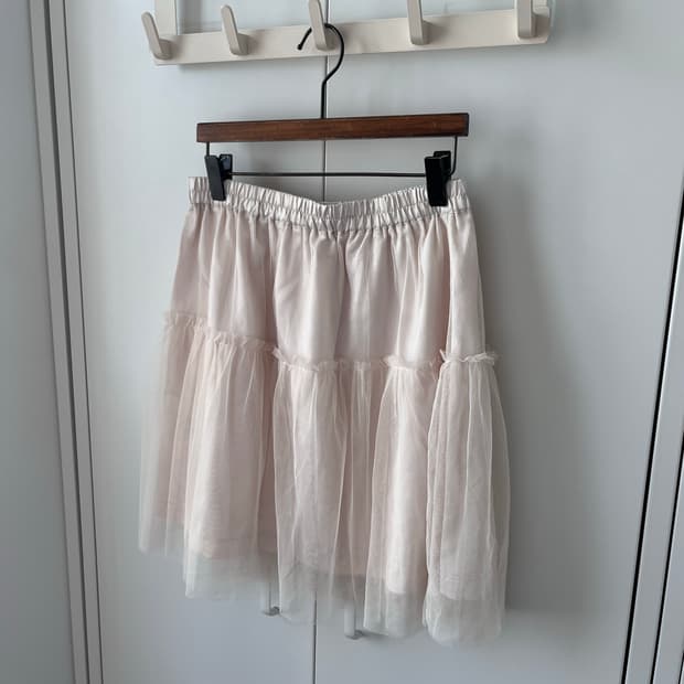 Olive des olive 올리브데올리브 쉬폰 샤 미니 스커트