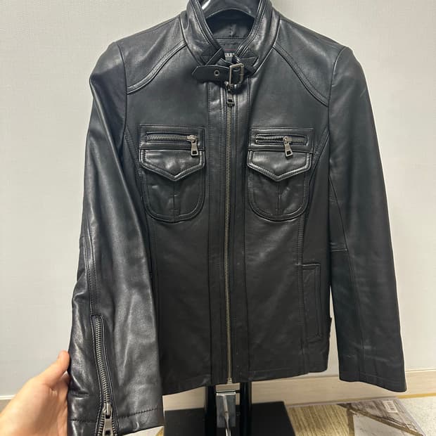 Carrera  리얼  이태리,양가죽 자켓 블랙 - 85사이즈 상태좋음