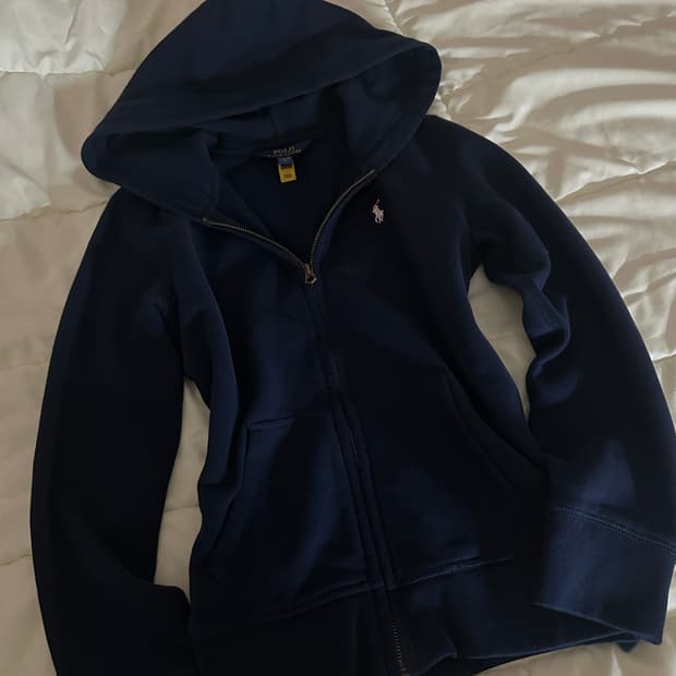 폴로랄프로렌 후드집업 네이비