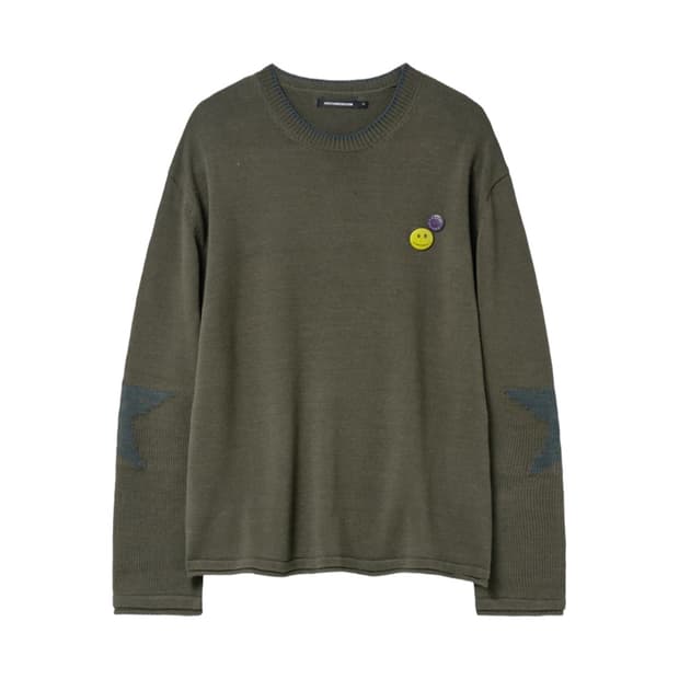 [4] 해칭룸 스타 니트 카키